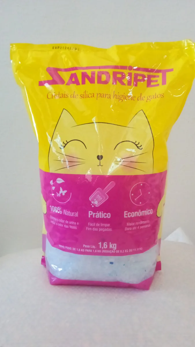 Areia Sílica Gatos