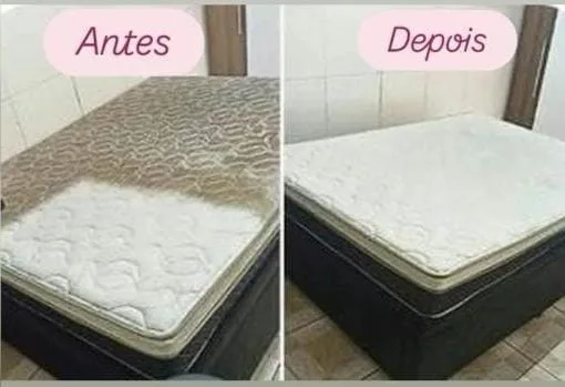 Higienização em colchão