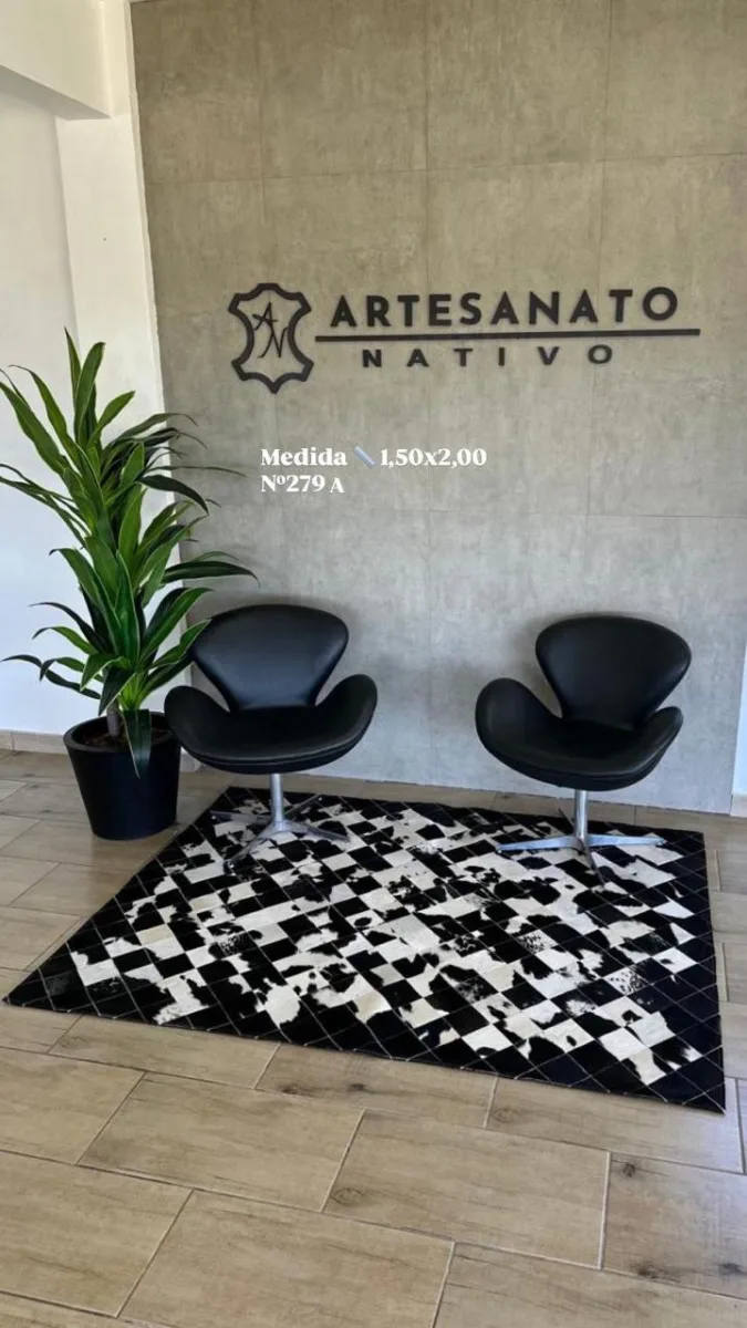 TAPETE RETANGULAR TRABALHADO 1,5X2,0