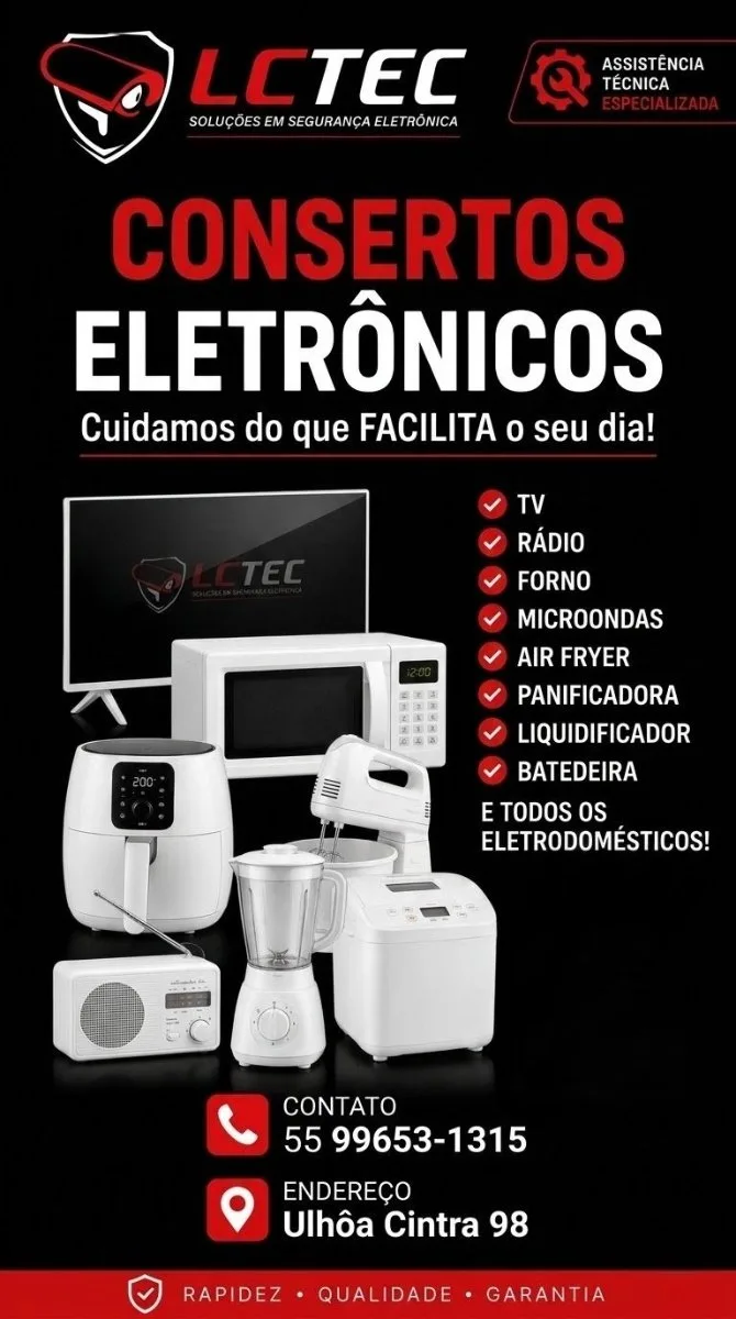 Consertos de eletrodomésticos. ORÇAMENTO GRATUITO.
