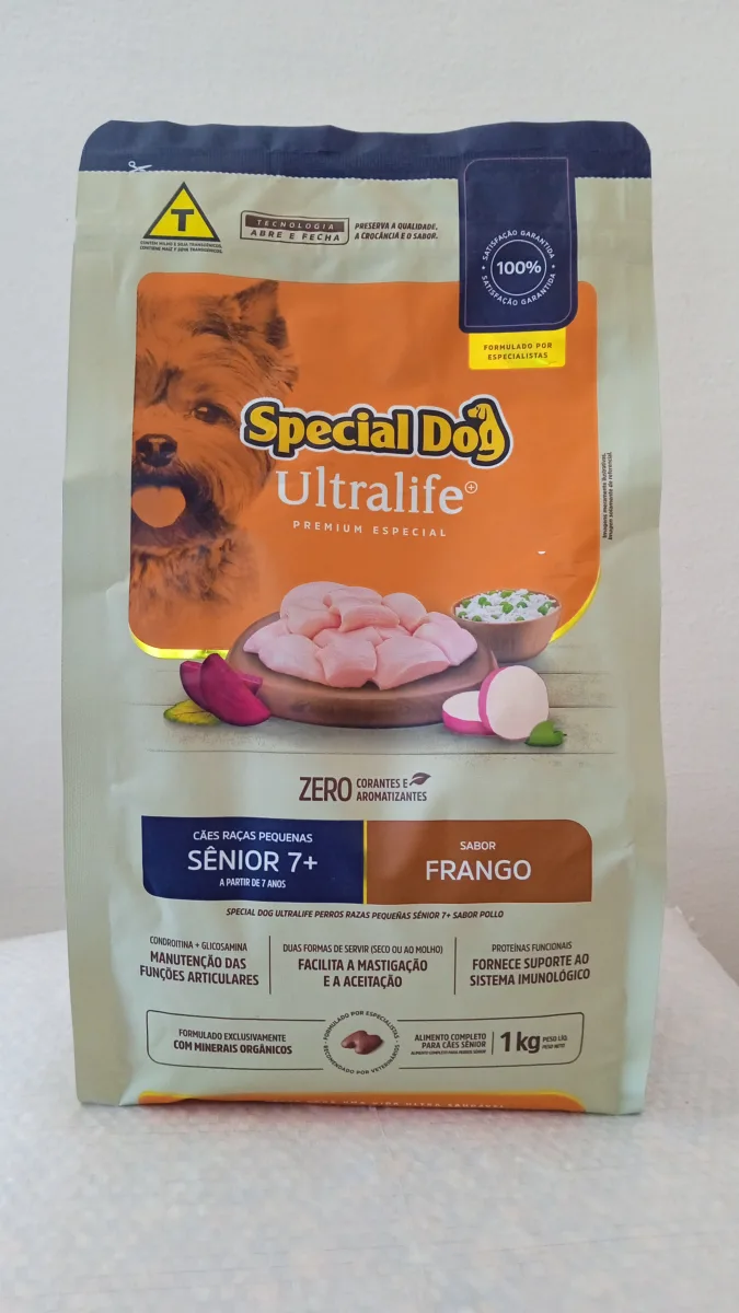 Ração de Cães Sênior 7+ Frango