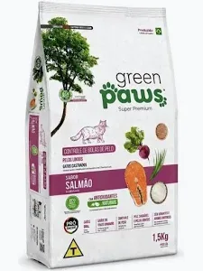 Ração Green Paws Gato Castrado C. Bola Pelo 1,5kg