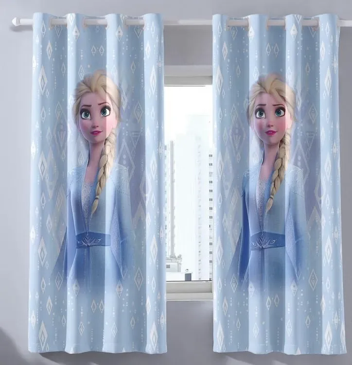 Cortina Infantil Disney Corta Luz Frozen