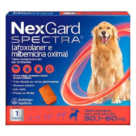NexGard Spectra para Cães de 30,1 a 60 Kg