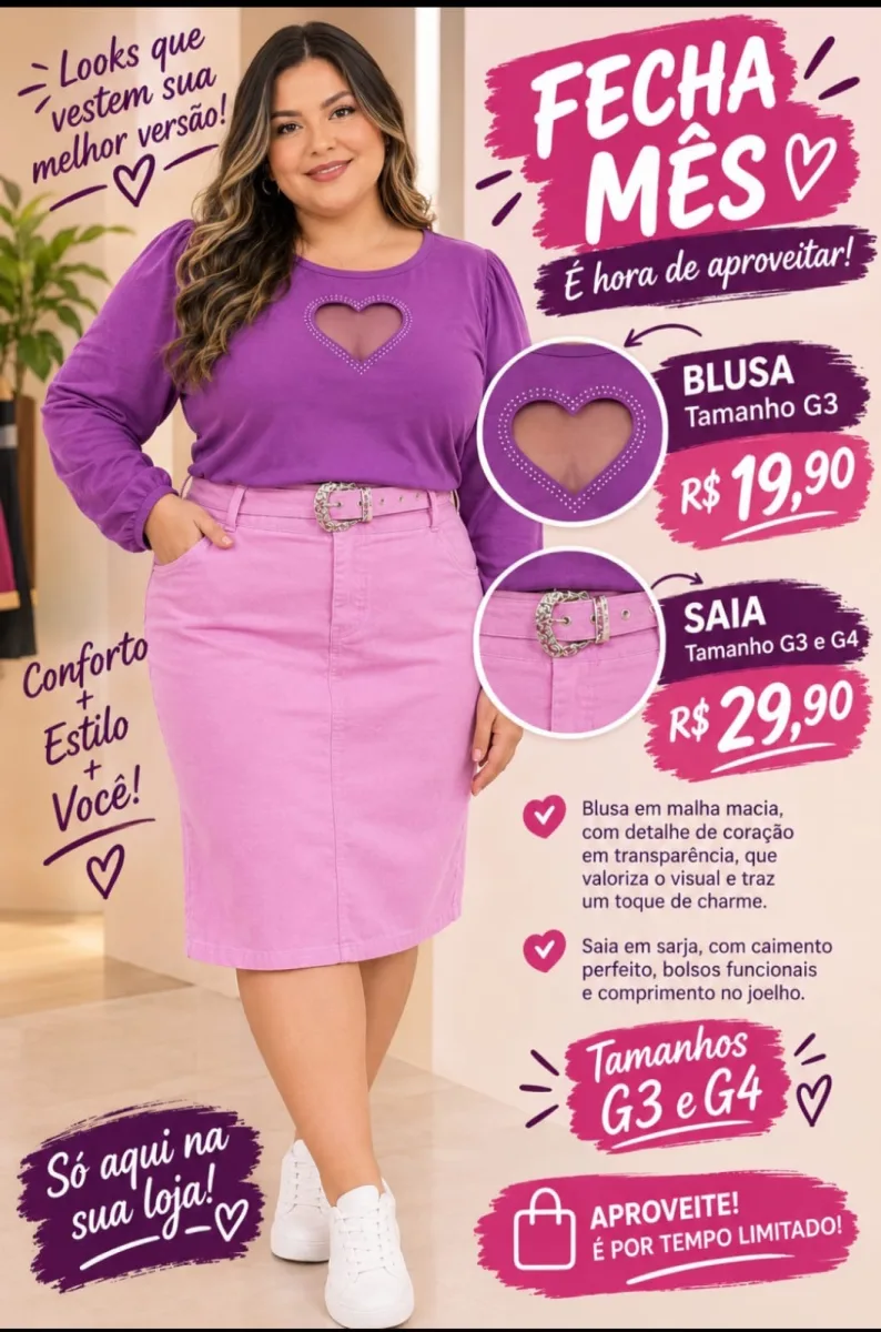Saia e Blusa