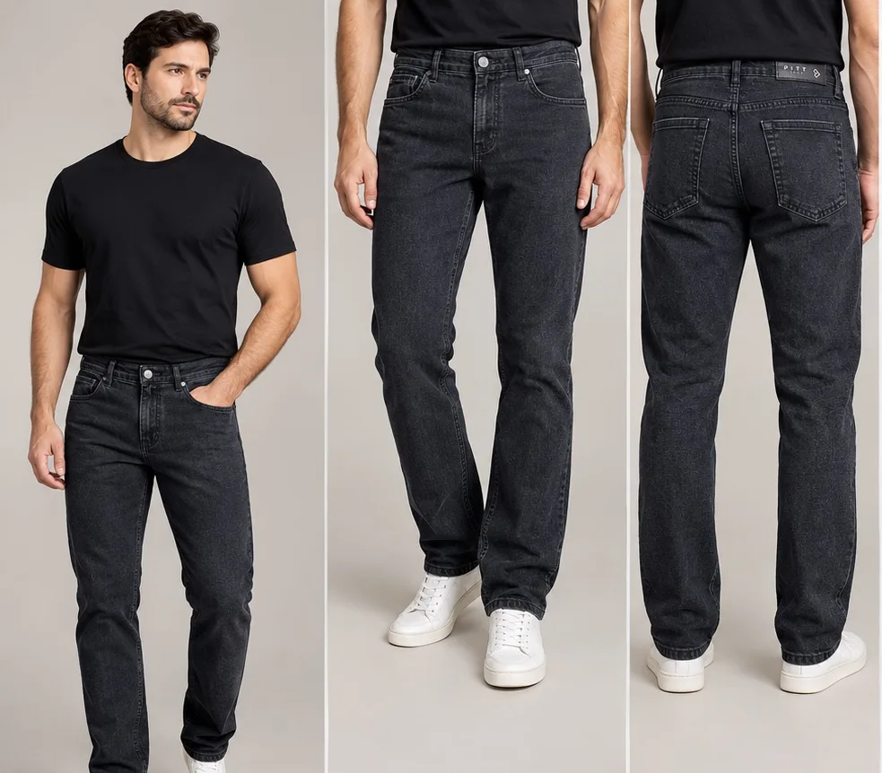 CALÇA JEANS MASCULINA PITT
