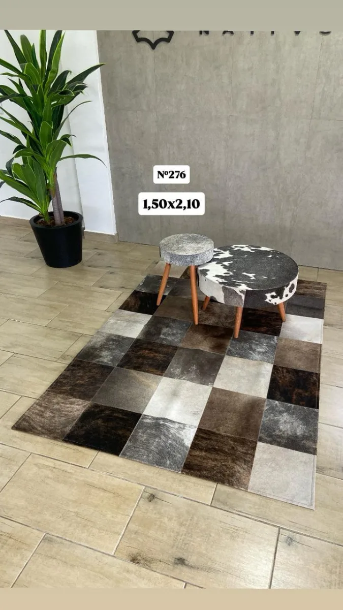 TAPETE RETANGULAR 1,5X2,0 QUADROS DE 20CM