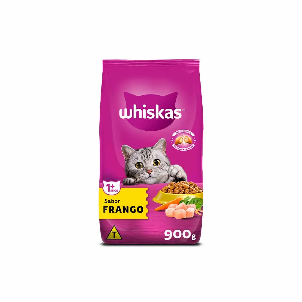 Ração Whiskas para Gatos Adultos 900g