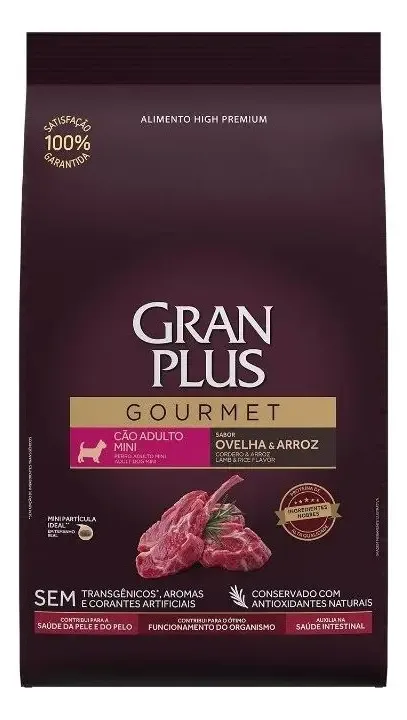 Ração Gran Plus Cão Gourmet  3kg