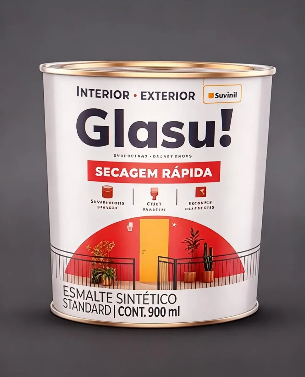 ESMALTE SINTÉTICO GLASU! 900ML