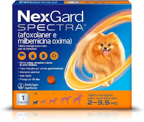 NexGard Spectra para Cães de 2 a 3,5 Kg