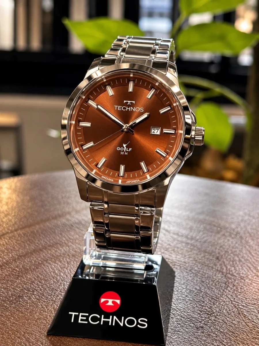 Relógio Technos Golf Steel Red