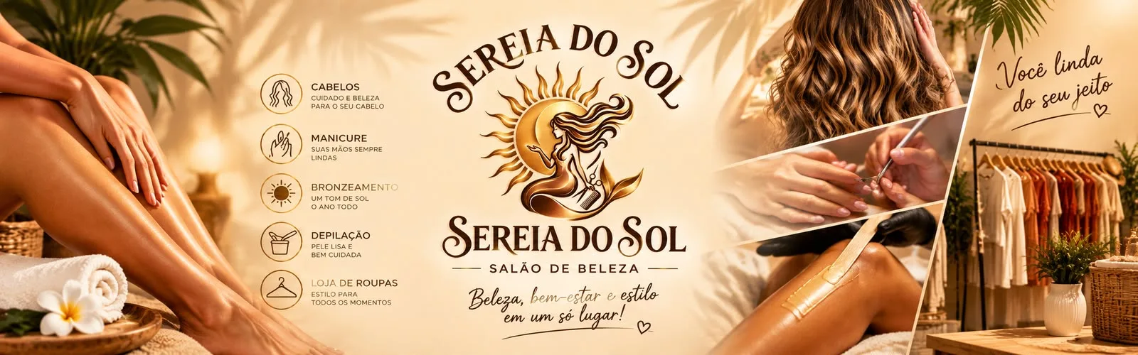 Banner da loja Espaço de Beleza Sereia do Sol