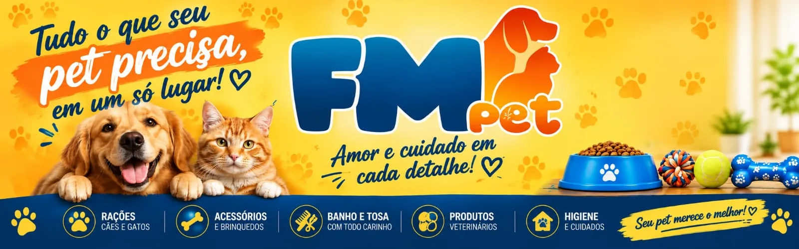 Banner da loja FM Rações