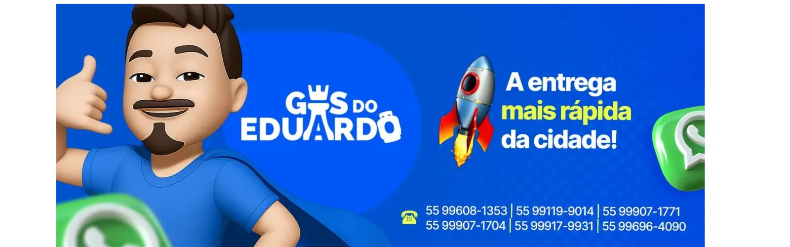 Banner da loja Gás do Eduardo