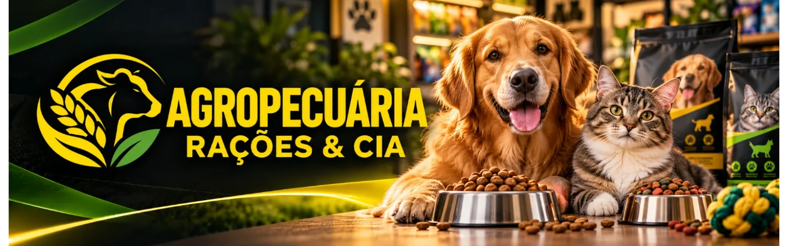 Banner da loja Agropecuária Rações e Cia