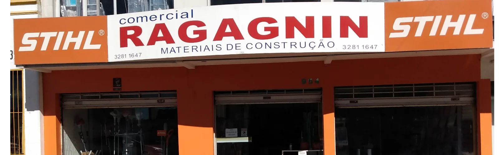 Banner da loja Ragagnin Materiais de Construção Ltda
