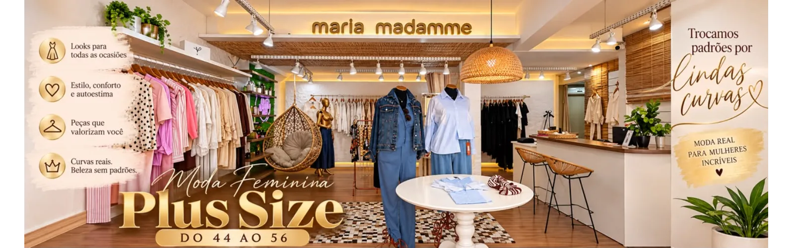 Banner da loja Maria Madamme