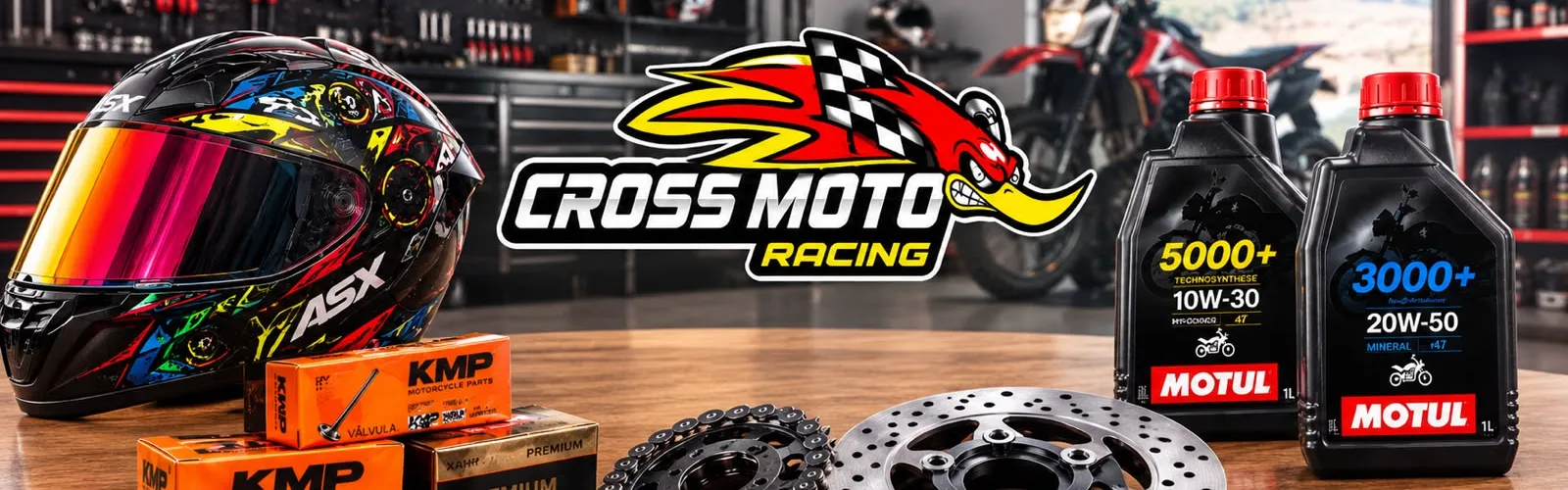 Banner da loja Cross Moto Racing